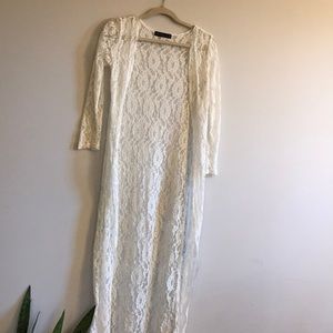Lace kimono
